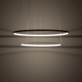 LAMPAMI - biała lampa wisząca, lampa do salonu, lampa ledowa, ledowa lampa wisząca biała, nowoczesny żyrandol do salonu CIRCOLO POWER LED NOWODVORSKI