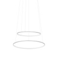 LAMPAMI - biała lampa wisząca, lampa do salonu, lampa ledowa, ledowa lampa wisząca biała, nowoczesny żyrandol do salonu CIRCOLO POWER LED NOWODVORSKI