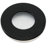 Oczko sufitowe okrągłe czarne IP44 Black