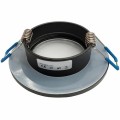 LAMPAMI - oswietlenie sufitowe w lazience, oswietlenie sufitowe w kuchni, oczko sufitowe czarne, czarna oprawa stropowa, oczko sufitowe okrągłe IP44 Black