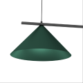 LAMPAMI - lampa nad stół, lampa do jadalni, lampa nowoczesna wisząca, zielona lampa wisząca CAPITAL BLACK/GREEN 2XGX53