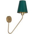 LAMPAMI - kinkiet ścienny do salonu,kinkiet do sypialni, lampa kinkiet, kinkiet na wysięgniku, kinkiet dekoracyjny nowoczesny, kinkiet glamour VICTORIA 1xE27