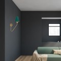 LAMPAMI - kinkiet ścienny do salonu,kinkiet do sypialni, lampa kinkiet, kinkiet na wysięgniku, kinkiet dekoracyjny nowoczesny, kinkiet glamour VICTORIA 1xE27