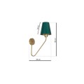 LAMPAMI - kinkiet ścienny do salonu,kinkiet do sypialni, lampa kinkiet, kinkiet na wysięgniku, kinkiet dekoracyjny nowoczesny, kinkiet glamour VICTORIA 1xE27