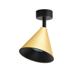 Mała lampa sufitowa złota nowoczesna Spot 1xGU10 CONE