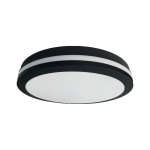 Plafon do łazienki czarny IP54 18W 4000K MARLON