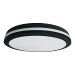 Plafon do łazienki czarny IP54 48W 4000K MARLON 