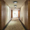 LAMPAMI - plafon łazienkowy led, lampa sufitowa ledowa, lampa sufitowa łazienkowa, lampa łazienkowa MARLON 48W 4000K Czarny IP54