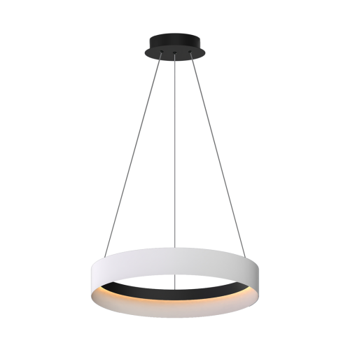 LAMPAMI - lampa ledowa wisząca, nowoczesny żyrandol do salonu, lampa wisząca ledowa, żyrandol do salonu żyrandol do sypialni ORBITA 52W LED