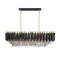 LAMPAMI - żyrandol do salonu, stylowy żyrandol do salonu z kryształkami, żyrandol sufitowy, żyrandol nad stołem, żyrandol nowoczesny, żyrandol glamour CRISTAL 10xE14