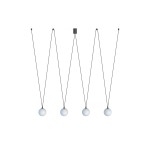 Biała lampa do jadalni nad stół loft 4xG9 120 cm SLING IV