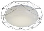 Lampa led sufitowa, okrągły plafon sufitowy ledowy 4000K 32W SVEN chrom
