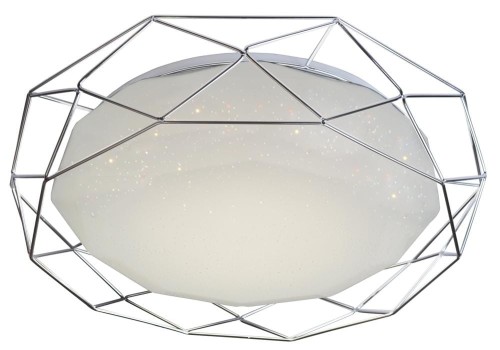 LAMPAMI - okrągły plafon, lampa sufitowa, lampa sufitowa do kuchni, lampa na korytarz SVEN 43 24W LED 4000K CHROM