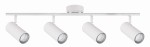 Lampa sufitowa wielopunktowa, lampa do kuchni, lampa na korytarz biała 4xGU10 15W COLLY