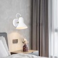 LAMPAMI - lampa ścienna, kinkiet do salonu, kinkiet do czytania, kinkiet do sypialni, lampa na ścianę, biały kinkiet z włącznikiem, kinkiet ścienny biały Astama 1xE27