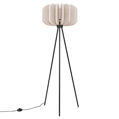 LAMPAMI - lampa stojąca do salonu, lampa podłogowa do sypialni, lampa podłogowa nowoczesna, nowoczesna lampa stojąca podłogowa MULA 45 beżowa