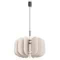 LAMPAMI - beżowa lampa wisząca pojedyncza, nowoczesna lampa do salonu, lampa dziecięca, lampa do pokoju dziewczynki, modna lampa do salonu MULA 45