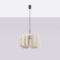 LAMPAMI - beżowa lampa wisząca pojedyncza, nowoczesna lampa do salonu, lampa dziecięca, lampa do pokoju dziewczynki, modna lampa do salonu MULA 45