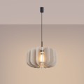 LAMPAMI - beżowa lampa wisząca pojedyncza, nowoczesna lampa do salonu, lampa dziecięca, lampa do pokoju dziewczynki, modna lampa do salonu MULA 45