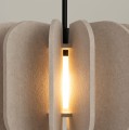 LAMPAMI - beżowa lampa wisząca pojedyncza, nowoczesna lampa do salonu, lampa dziecięca, lampa do pokoju dziewczynki, modna lampa do salonu MULA 45