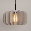LAMPAMI - beżowa lampa wisząca pojedyncza, nowoczesna lampa do salonu, lampa dziecięca, lampa do pokoju dziewczynki, modna lampa do salonu MULA 45