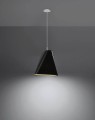 LAMPAMI - nowoczesna lampa wisząca do salonu, designerska lampa wisząca, czarna lampa do kuchni, lampa nad stół do jadalni BLUM 1