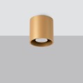 LAMPAMI - lampa sufitowa tuba, tuby sufitowe, lampa punktowa tuba, tuba sufitowa, złota lampa sufitowa plafon sufitowy, oświetlenie punktowe natynkowe