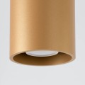 LAMPAMI - lampa sufitowa tuba, tuby sufitowe, lampa punktowa tuba, tuba sufitowa, złota lampa sufitowa plafon sufitowy, oświetlenie punktowe natynkowe