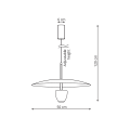 LAMPAMI - czarna lampa sufitowa ledowa LED CCT
