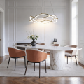LAMPAMI - lampa ledowa, żyrandol ledowy, nowoczesny żyrandol do salonu, żyrandol led do salonu, lampa ledowa do salonu, lampa do jadalni nad stół, żyrandol w stylu glamour Infania 32 cm LED CCT