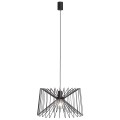 LAMPAMI - metalowa lampa wisząca, lampa wisząca nad stół, żyrandol do kuchni, lampa do salonu loft, czarna lampa nad stół do jadalni loft NESS NOWODVORSKI