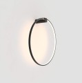 LAMPAMI - kinkiet łazienkowy nowoczesny, lampa łazienkowa czarna, czarna lampa łazienkowa, kinkiet do łazienki Kinkiet Mirror S czarny IP44 LED CCT
