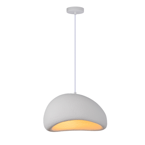 LAMPAMI - biała lampa wisząca, lampa sufitowa wisząca, lampa wisząca do kuchni nad stół lampa na stół do jadalni Nube 50cm
