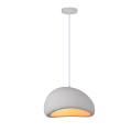 LAMPAMI - biała lampa wisząca, lampa sufitowa wisząca, lampa wisząca do kuchni nad stół lampa na stół do jadalni Nube 40cm