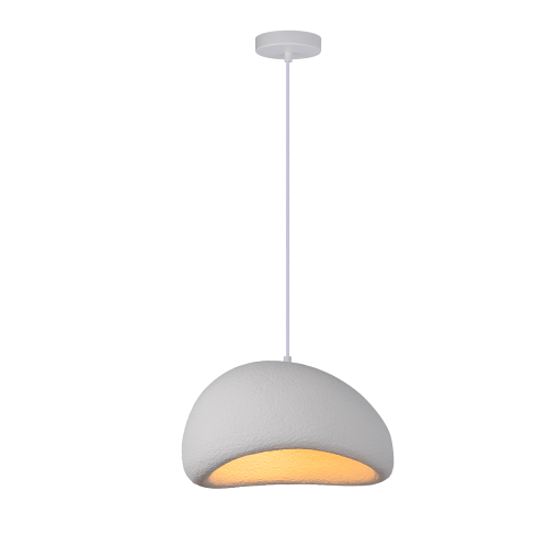 LAMPAMI - biała lampa wisząca, lampa sufitowa wisząca, lampa wisząca do kuchni nad stół lampa na stół do jadalni Nube 40cm