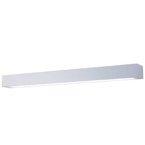 LAMPAMI - kinkiet łazienkowy, kinkiet nad lustro, kinkiet nowoczesny biały, kinkiet IP44, kinkiet biały Ibros 93 cm  IP44 LED CCT