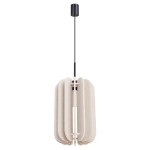 Beżowa lampa wisząca pojedyncza 165 cm MULA 27