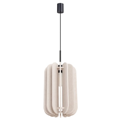 LAMPAMI - beżowa lampa wisząca pojedyncza, nowoczesna lampa do salonu, lampa dziecięca, lampa do pokoju dziewczynki, modna lampa do salonu MULA 27