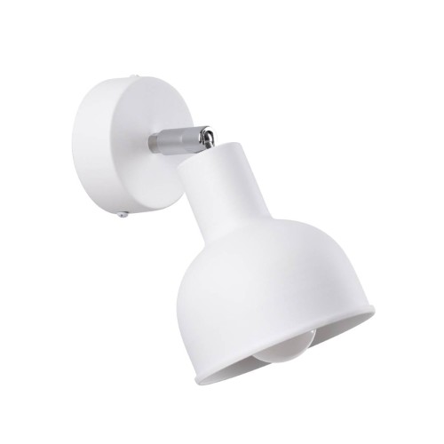 LAMPAMI - kinkiet nowoczesny, kinkiet ścienny, biała lampa na ścianę, kinkiet do salonu, kinkiet ścienny do czytania ELBA