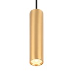 Złota lampa wisząca nowoczesna tuba 150 cm 1xGU10 GENESIS BLACK GOLD