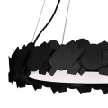 LAMPAMI - lampa ledowa wisząca, nowoczesny żyrandol do salonu, lampa wisząca ledowa, żyrandol do salonu żyrandol do sypialni SOHO BLACK 24W LED