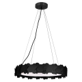 LAMPAMI - lampa ledowa wisząca, nowoczesny żyrandol do salonu, lampa wisząca ledowa, żyrandol do salonu żyrandol do sypialni SOHO BLACK 24W LED