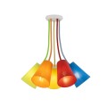LAMPAMI - lampa dziecięca, lampa dla dziecka, lampa do pokoju dziecięcego, lampa kolorowa, żyrandol do pokoju dziecięcego WIRE COLOUR