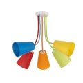 LAMPAMI - lampa dziecięca, lampa dla dziecka, lampa do pokoju dziecięcego, lampa kolorowa, żyrandol do pokoju dziecięcego WIRE COLOUR