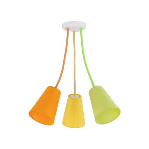 LAMPAMI - lampa dziecięca, lampa dla dziecka, lampa do pokoju dziecięcego, lampa kolorowa, żyrandol do pokoju dziecięcego WIRE COLOUR