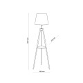 LAMPAMI - nowoczesna lampa stojąca podłogowa VAIO WHITE szkic