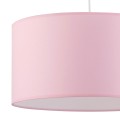 LAMPAMI - żyrandol dla dziewczynki, lampa dla dziewczynki, lampa do pokoju dziecięcego, różowa lampa wisząca RONDO KIDS PINK