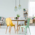 LAMPAMI - nowoczesna lampa wisząca szklana, lampa do salonu, lampa do sypialni, pojedyncza lampa wisząca, zielona lampa wisząca pojedyncza MARCO GREEN