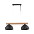 LAMPAMI - lampa z drewnem, lampa skandynawska, lampa do kuchni, żyrandol do jadalni i salonu, żyrandol nad stołem w jadalni, żyrandol do jadalni OSLO BLACK