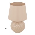 LAMPAMI - lampa stojąca, lampa do sypialni, lampa nocna, lampa stojąca do salonu, lampka nocna beżowa, lampa nocna nowoczesna, lampka nocna nowoczesna SANTANA